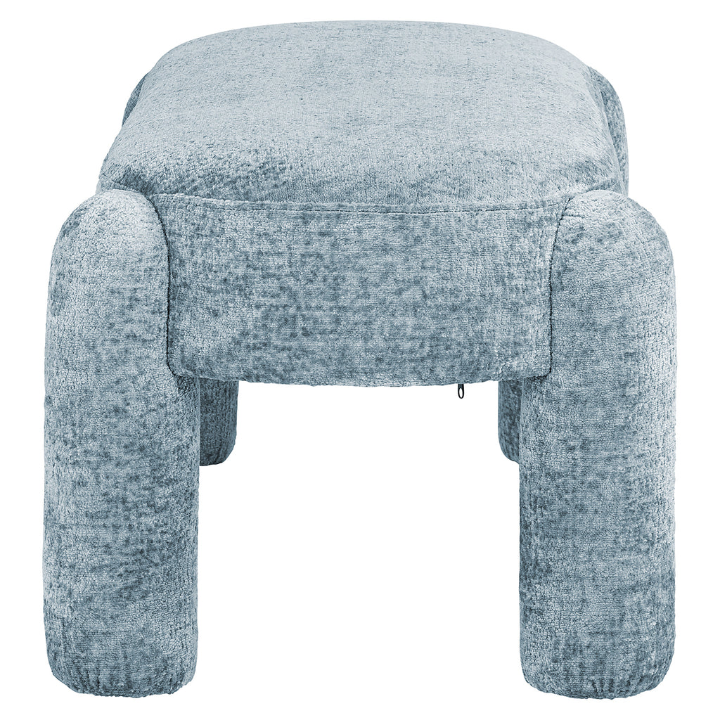 Bank Holly lichtblauw chenille (Bergen 602 Lichtblauw Chenille)