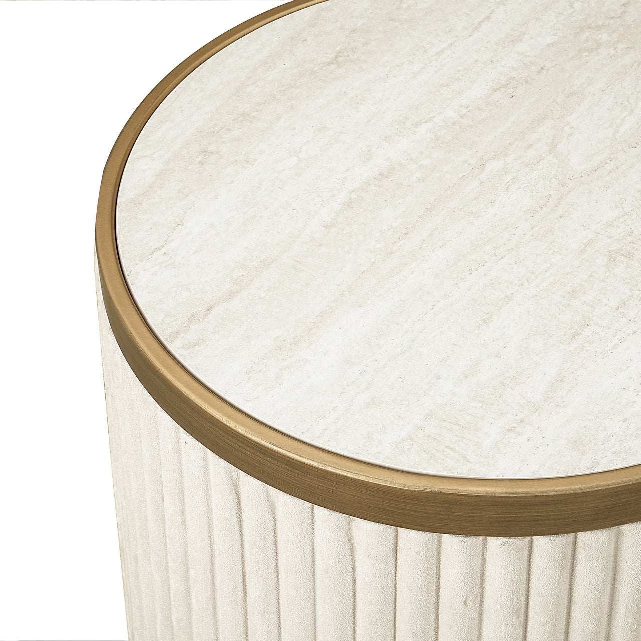 Bijzettafel Tivoli set van 2 (Wit)