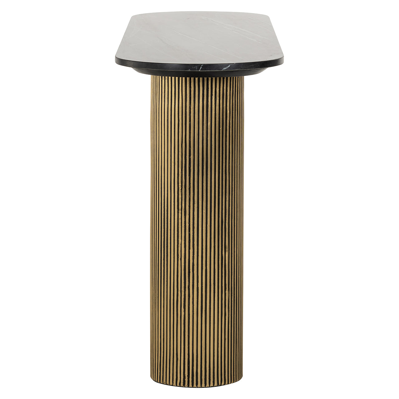 Wandtafel Dayton (Zwart/goud)