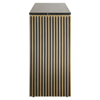 Dressoir Les Arcs 3-deurs (Geborsteld Goud)
