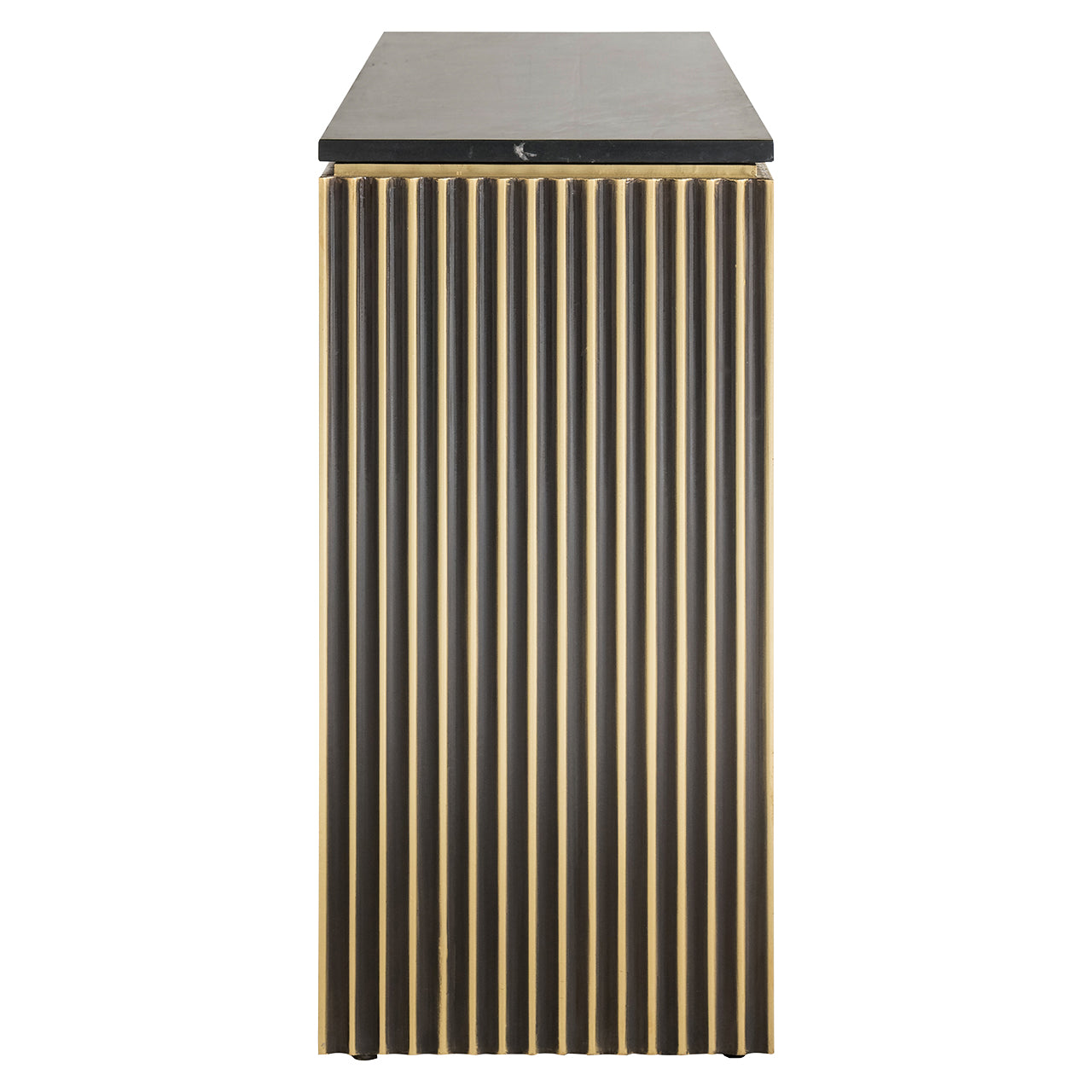 Dressoir Les Arcs 3-deurs (Geborsteld Goud)