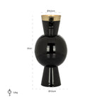 Vaas Florence (Zwart/goud)