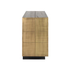 Dressoir Collada 3-deuren (Geborsteld Goud)