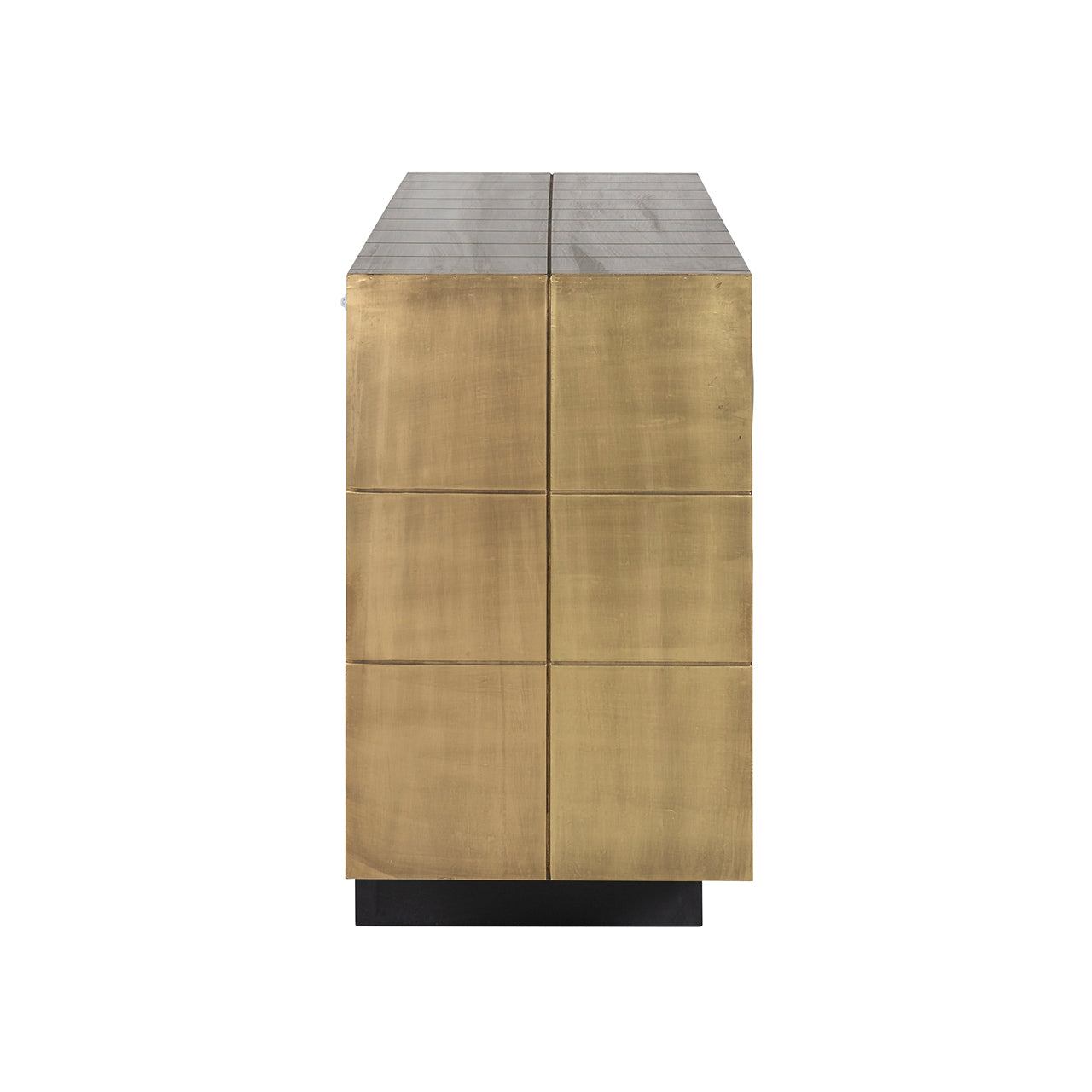 Dressoir Collada 3-deuren (Geborsteld Goud)