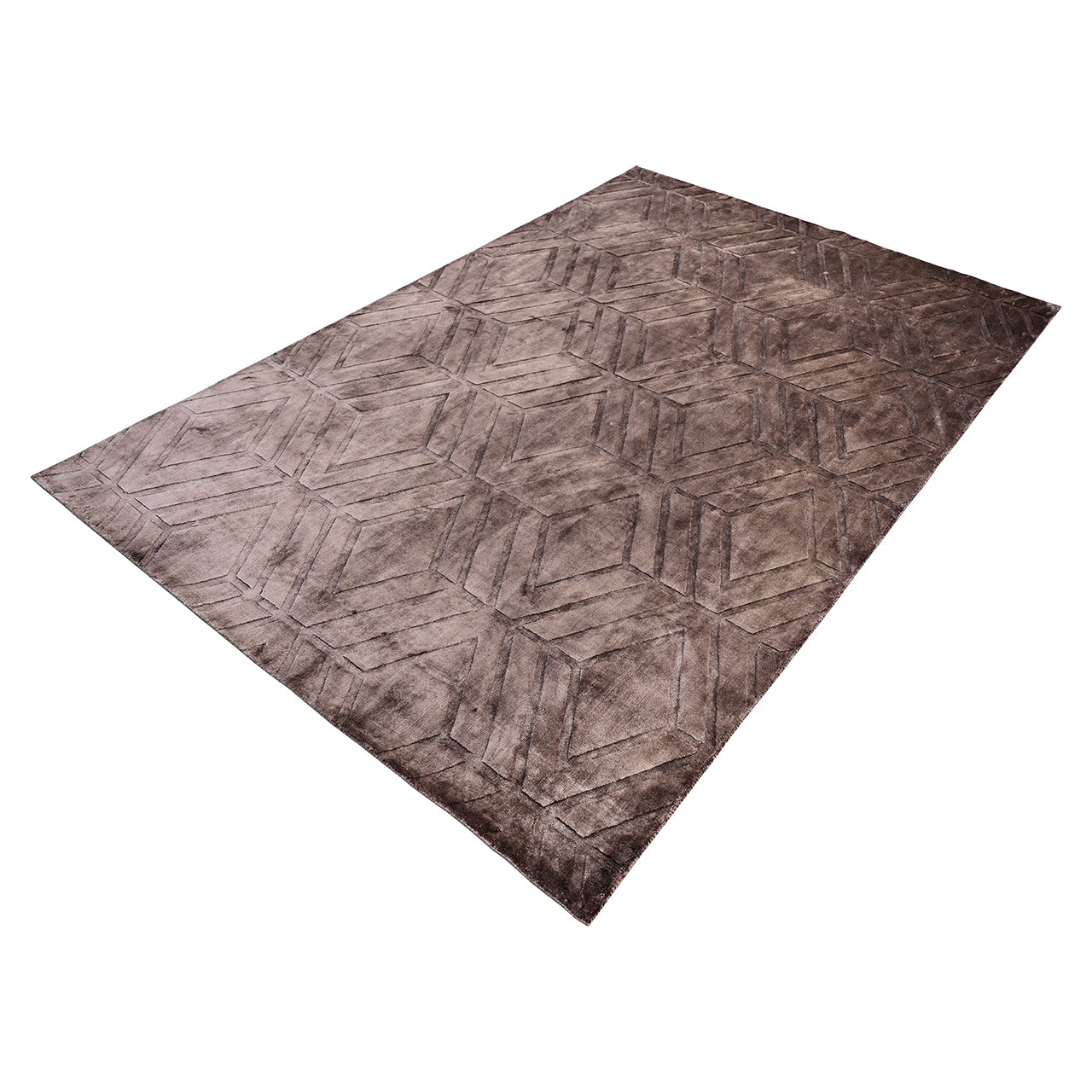 Vloerkleed Yoeri donkerbruin 200x300 (Bruin)