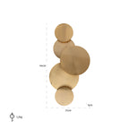 Wandlamp Collin (Geborsteld Goud)