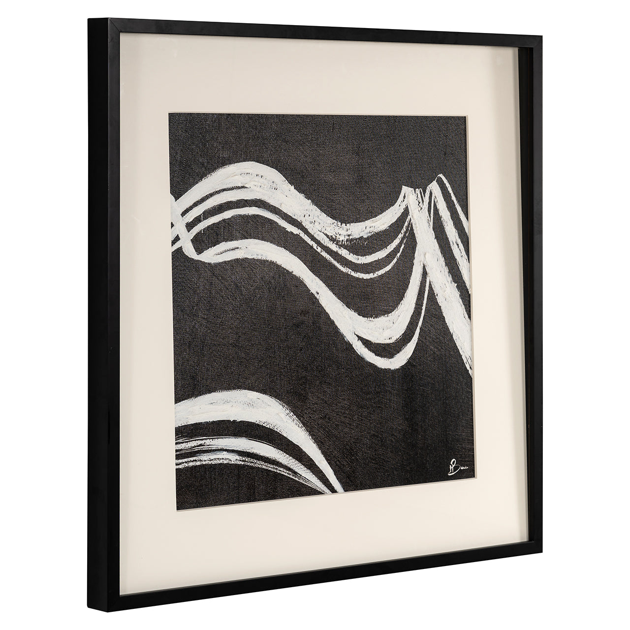 Wanddecoratie Jozy (Zwart/wit)