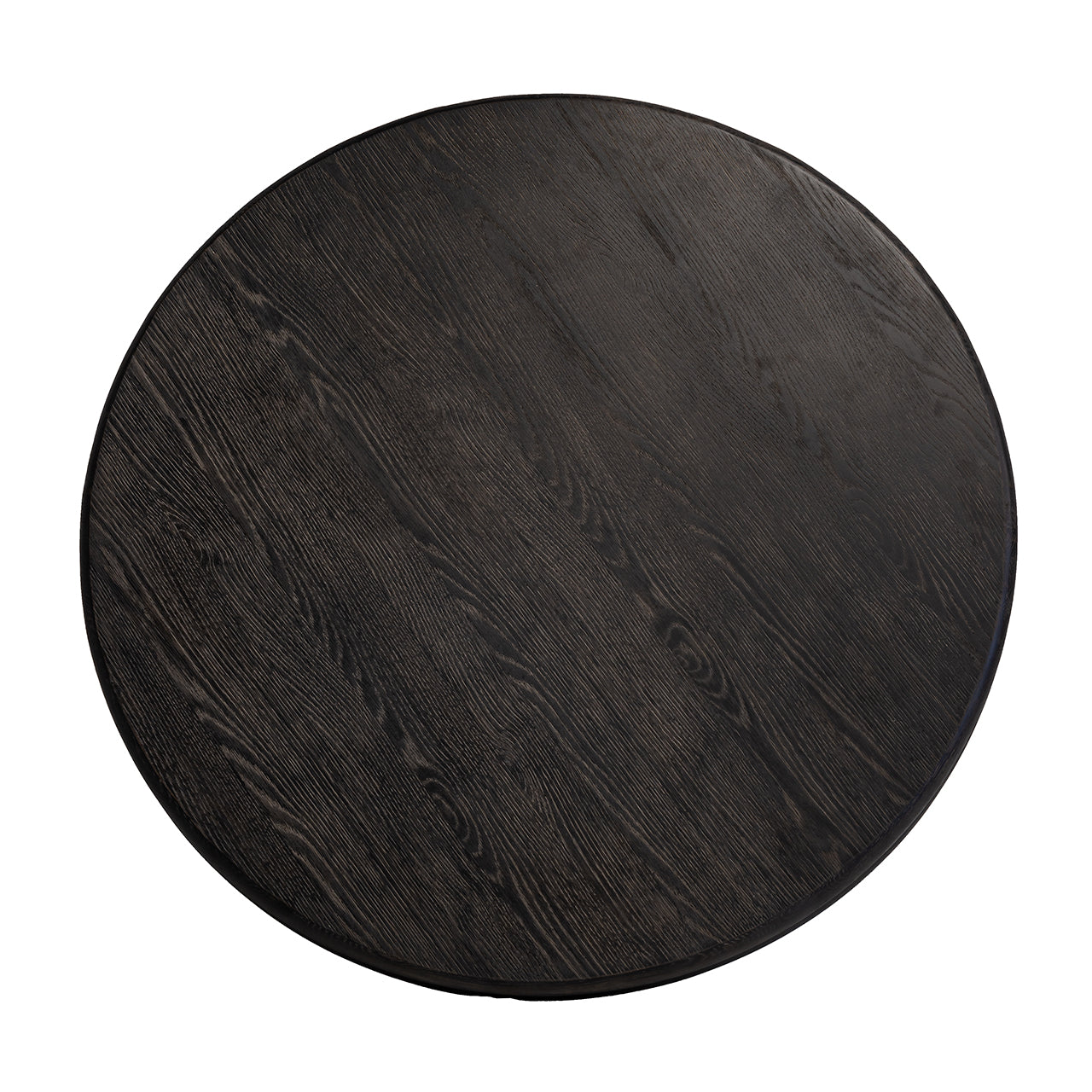Eettafel Macaron 130Ø (Zwart rustiek)