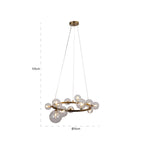 Hanglamp Yosie geborsteld goud (Geborsteld Goud)
