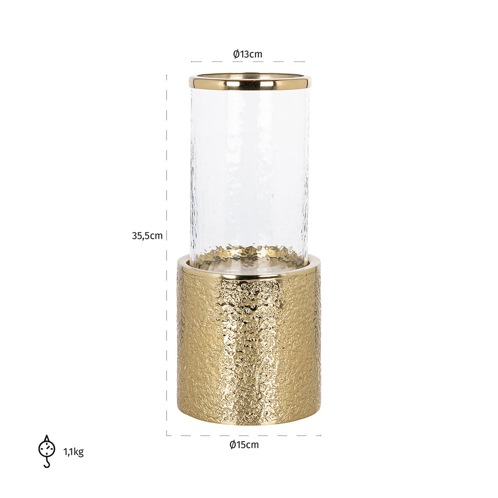 Windlicht Marlou klein (Goud)