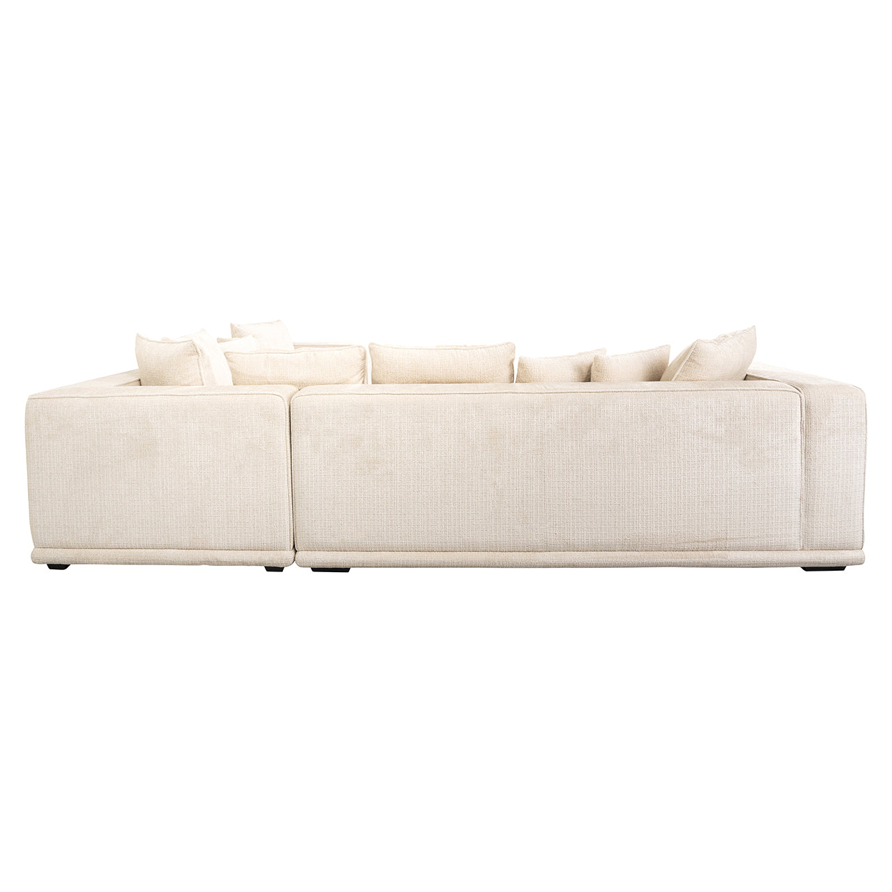 Hoekbank Lusso beige chenille (Niagara 902 beige Chenille)