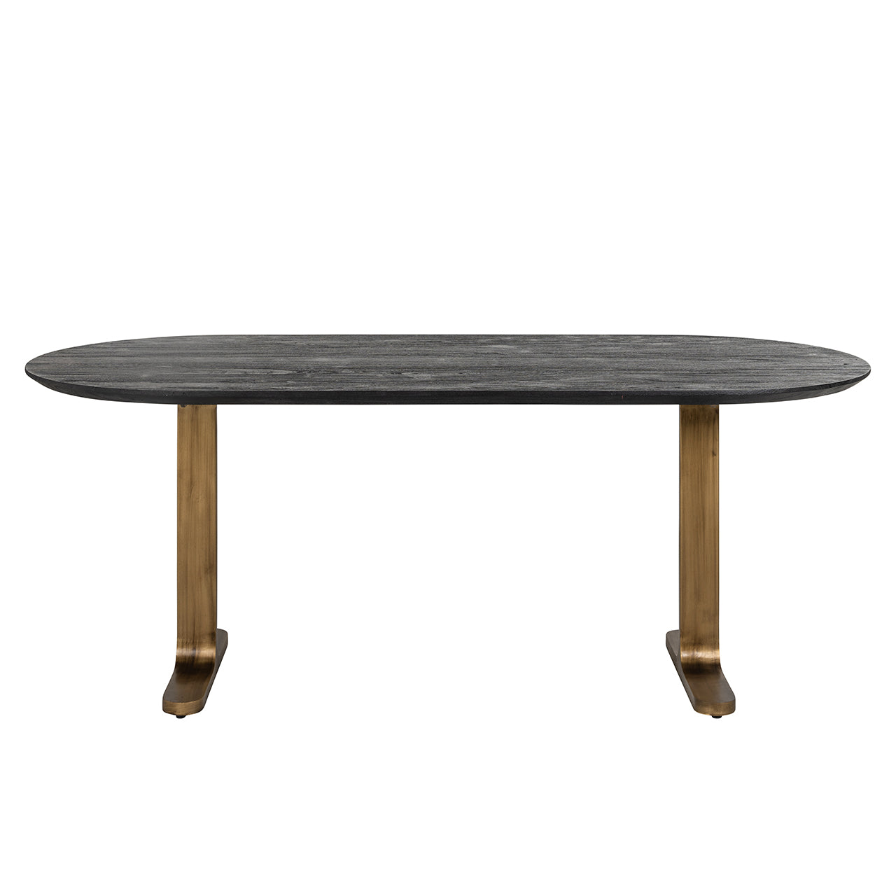Eettafel Revelin 235 (Zwart/goud)