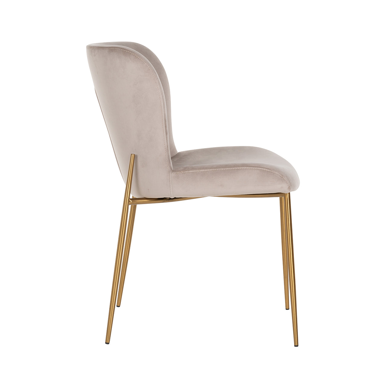 Stoel Odessa khaki / geborsteld goud brandvertragend (FR-Quartz 903 Khaki)