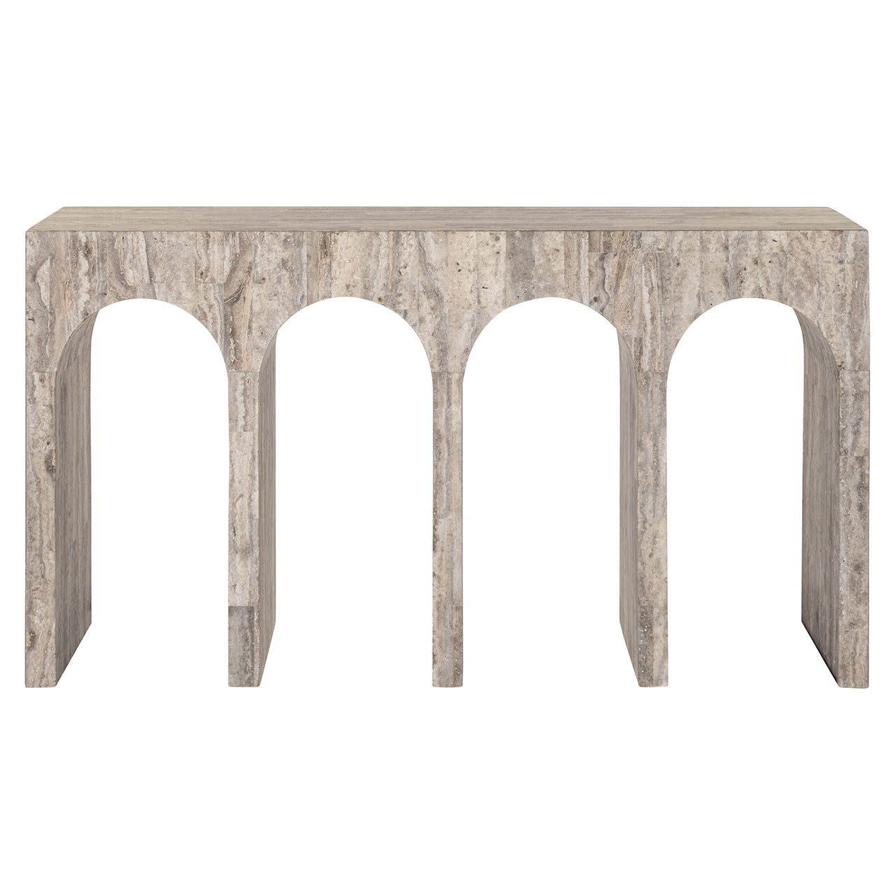 Wandtafel La Rague natuurlijk grijs travertijn (Grijs)