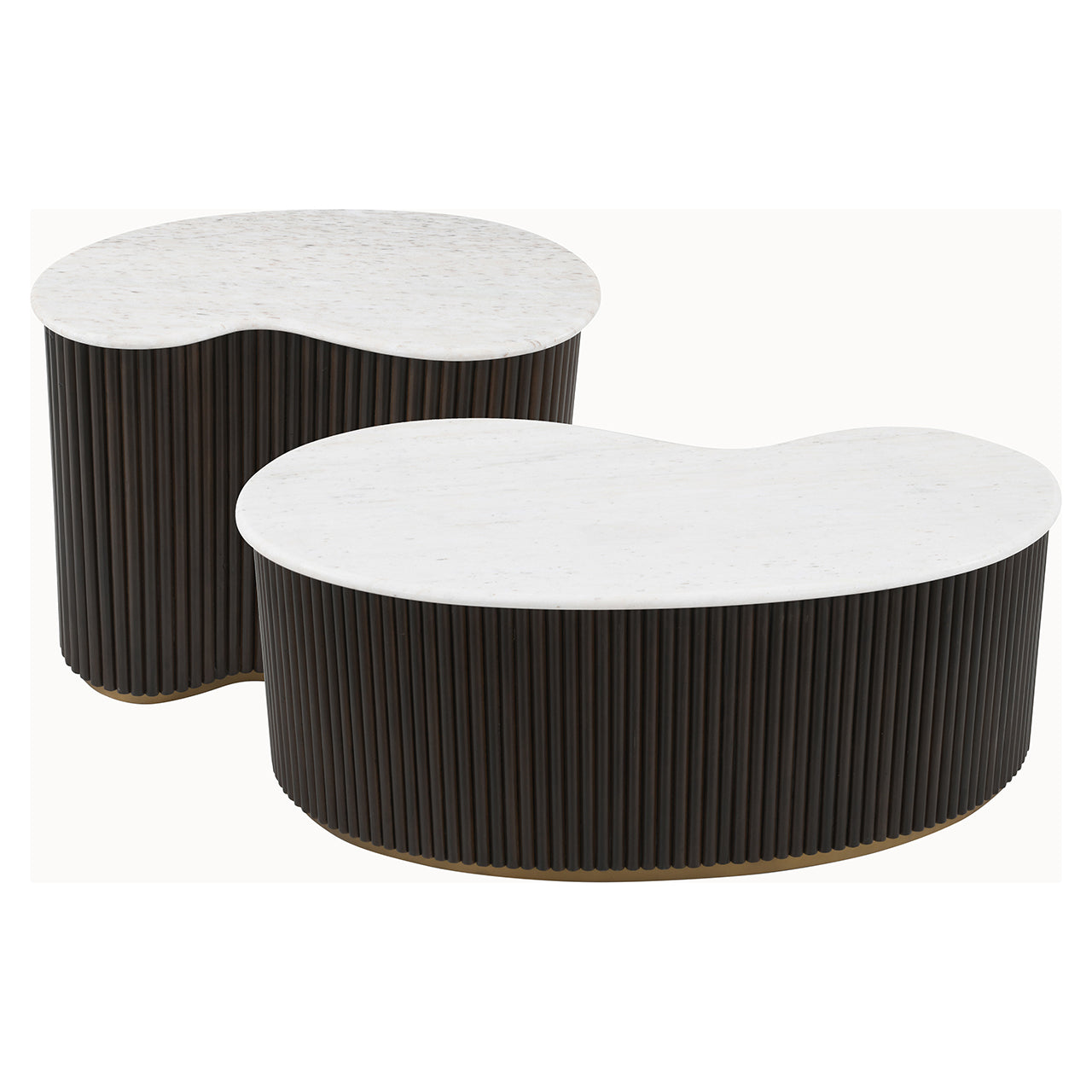 Salontafel Mayfield set van 2 (Bruin)