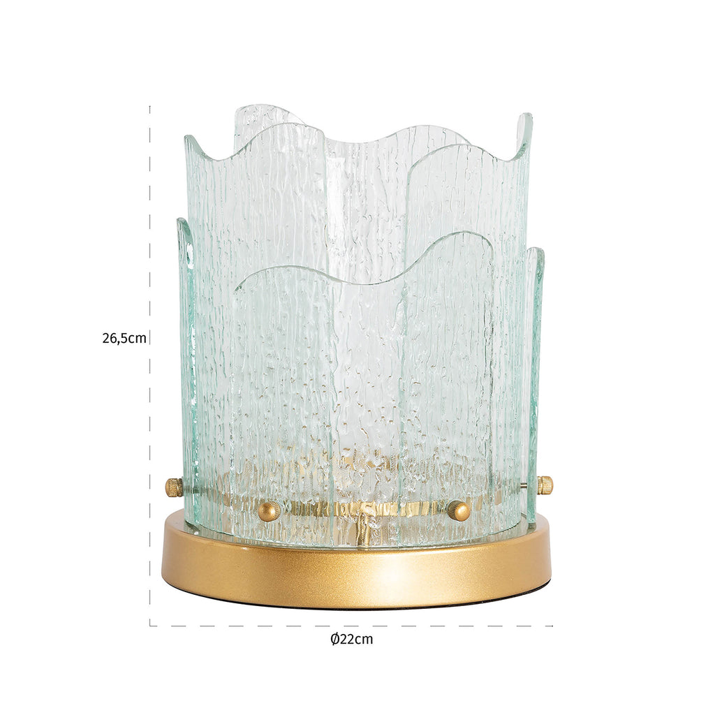 Windlicht Danila klein (Goud)