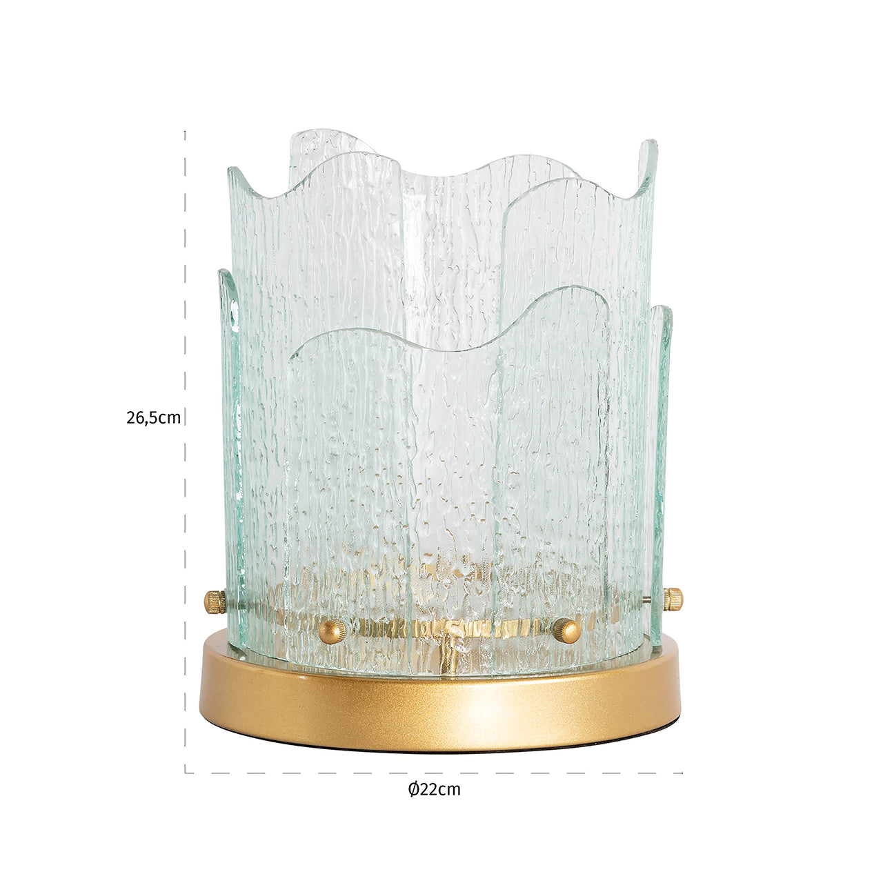 Windlicht Danila klein (Goud)