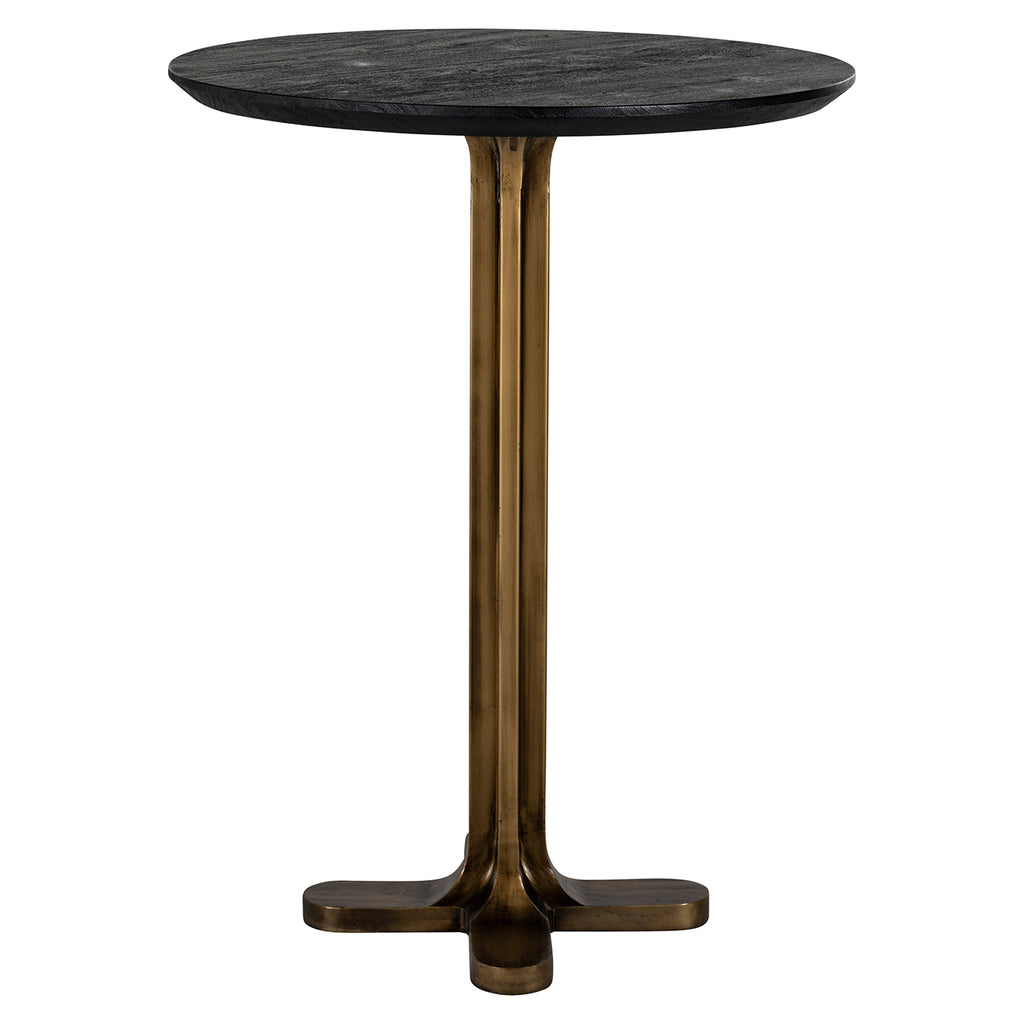 Bartafel Revelin 80 rond (Zwart/goud)