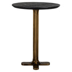 Bartafel Revelin 80 rond (Zwart/goud)