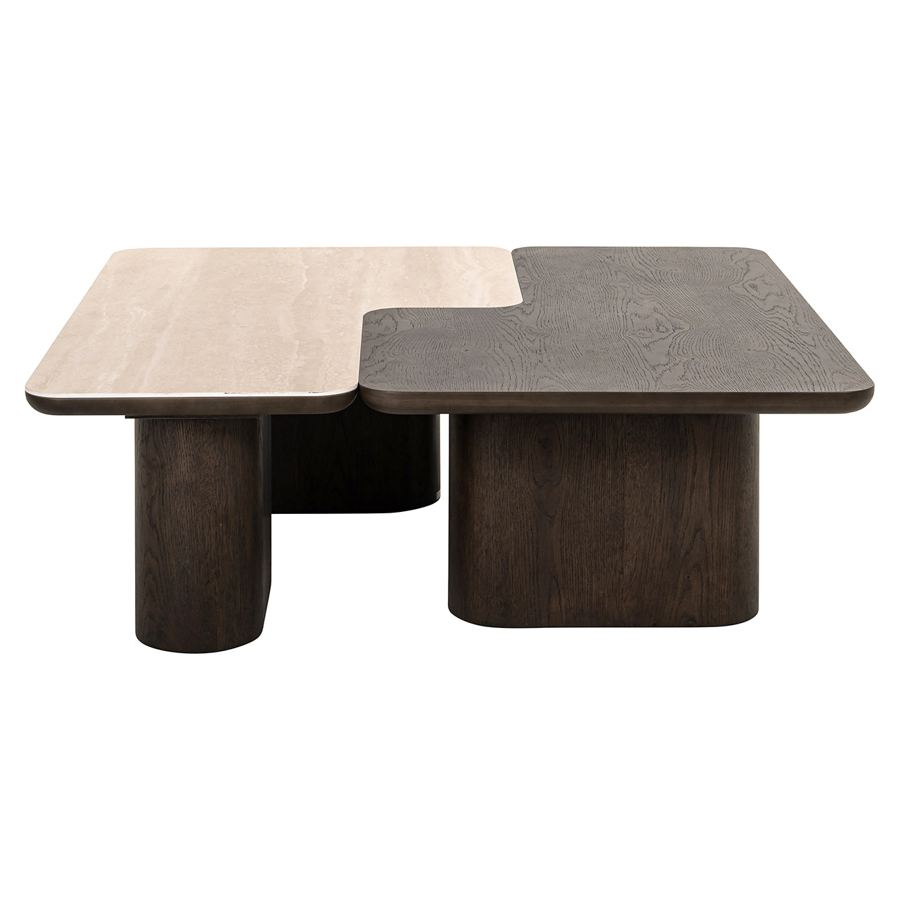 Salontafel Nando set van 2 (Bruin)