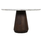 Eettafel Oberoy 130Ø (Bruin)