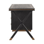 Bureau Hunter 3-laden (Zwart rustiek)