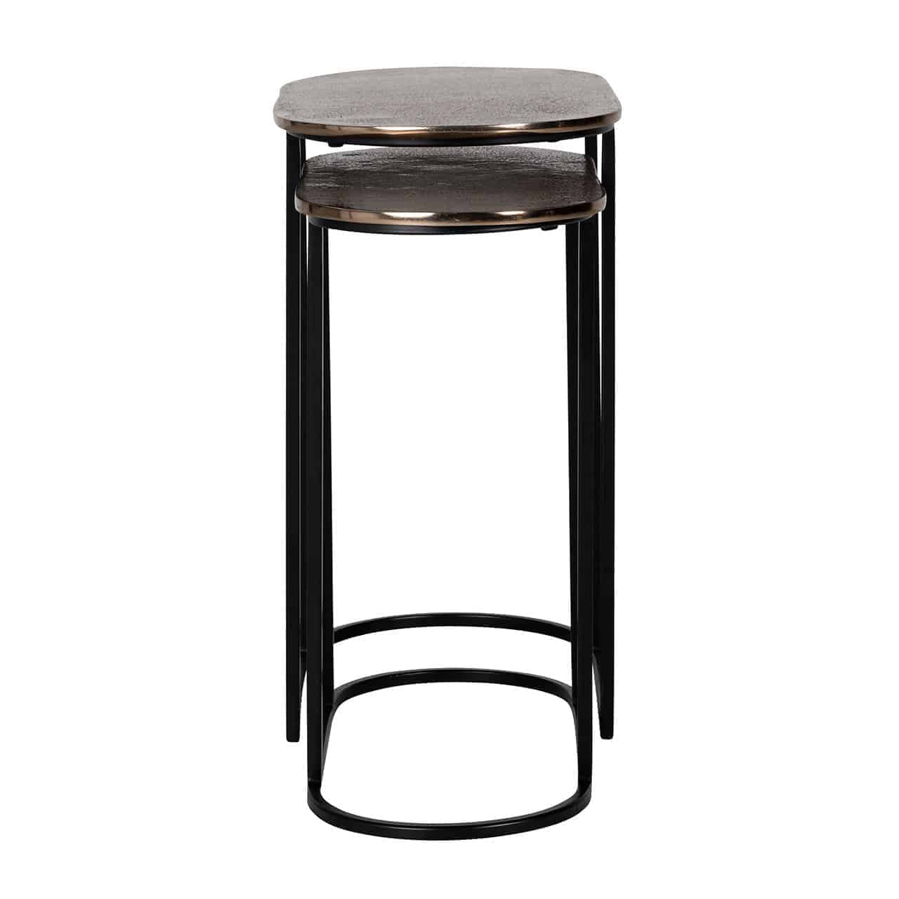 Bijzettafel Chandon set van 2 (Champagne goud)