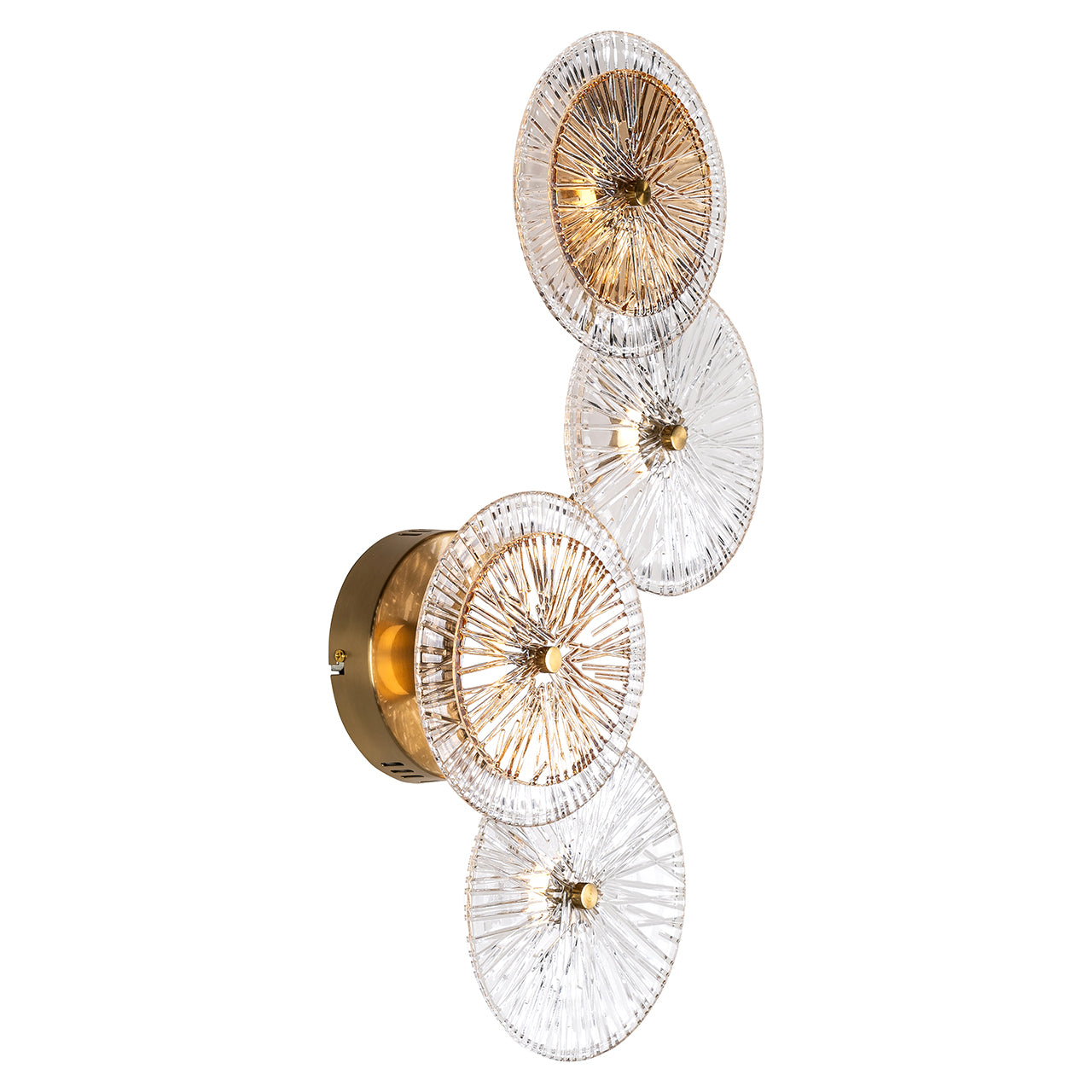 Wandlamp Linzi (Geborsteld Goud)