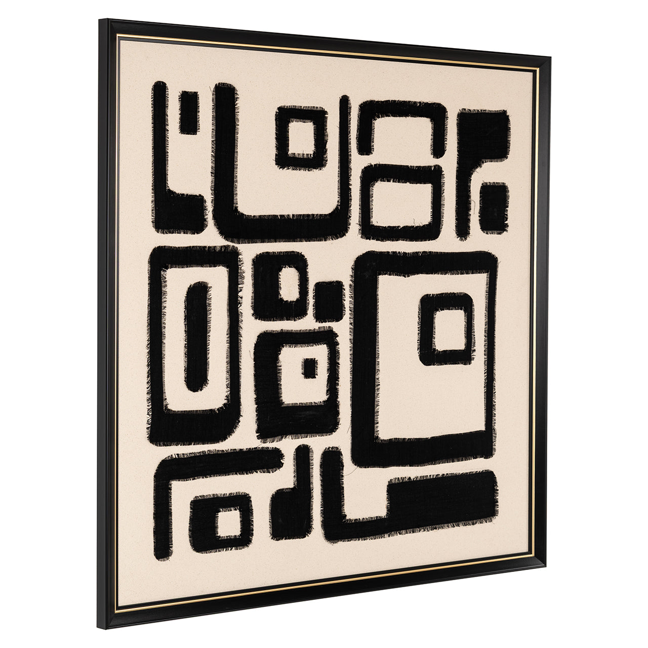 Wanddecoratie Shanita (Zwart/wit)