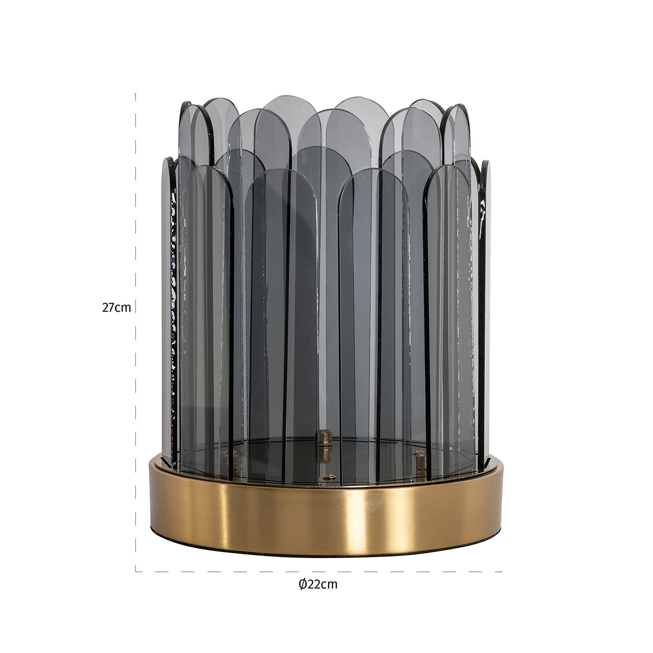 Windlicht Daisey klein (Rook)