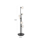 Vloerlamp Luva zwart (Zwart)