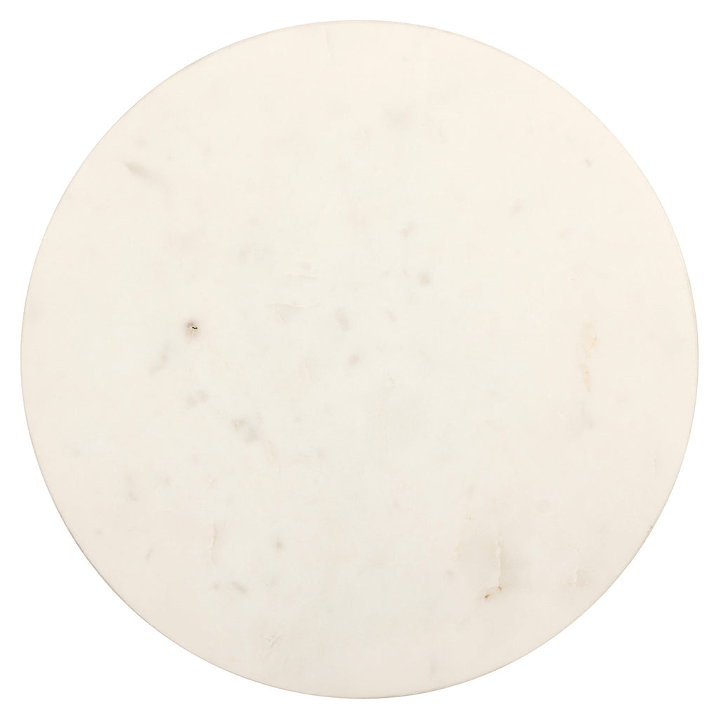 Bijzettafel Misty 30Ø (Zwart/wit)