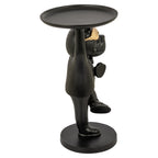 Bijzettafel Bullie (Zwart/goud)