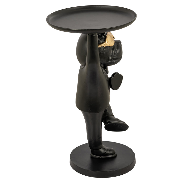 Bijzettafel Bullie (Zwart/goud)