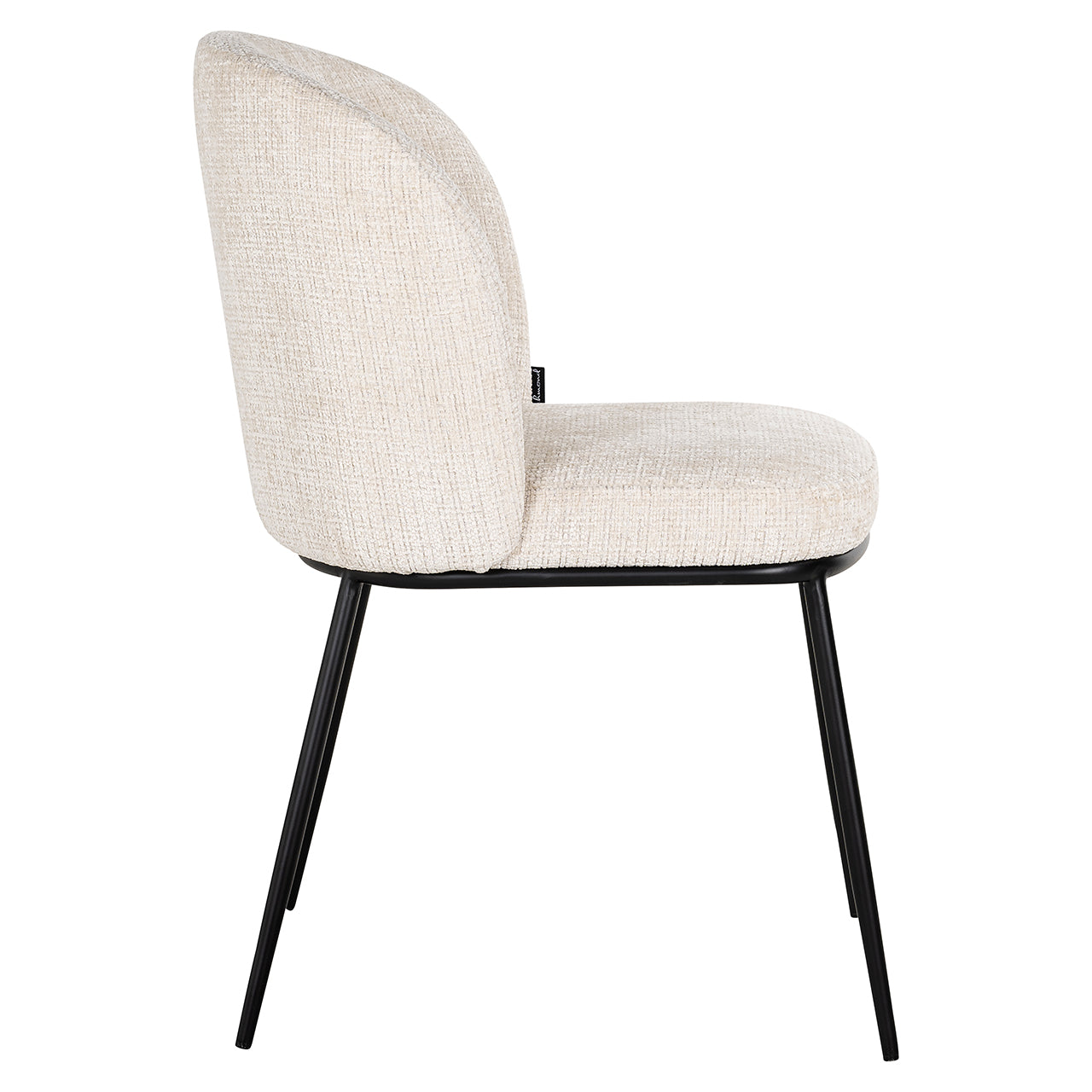 Stoel Elvi beige chenille brandvertragend (Niagara 902 beige Chenille)