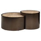Salontafel Ronson set van 2 (Beige)