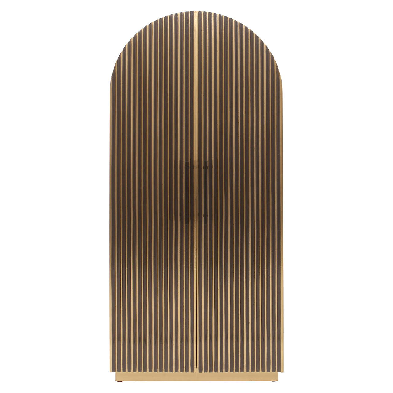 Wandkast Les Arcs 2-deurs (Geborsteld Goud)