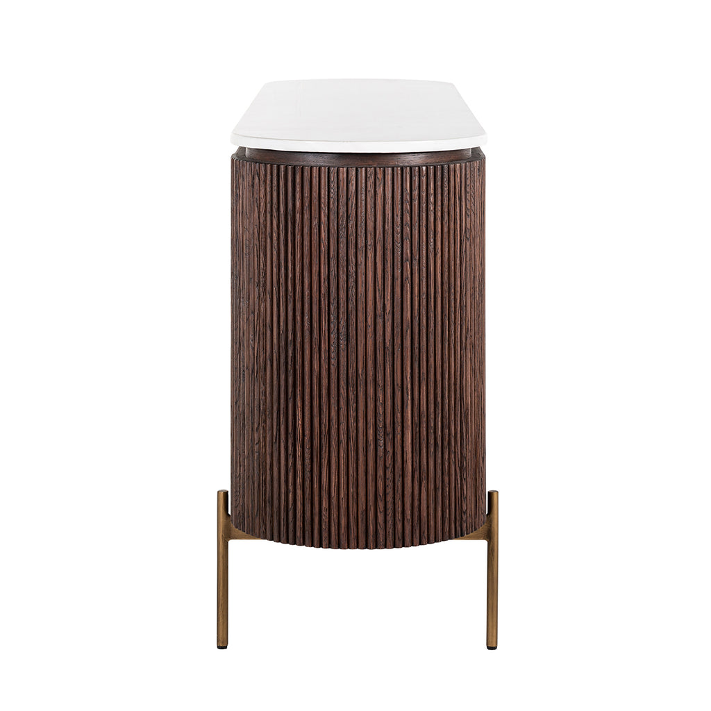 Dressoir Barkley 3-deuren (Geborsteld Goud)