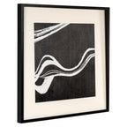 Wandkunst Jozra (Zwart/wit)
