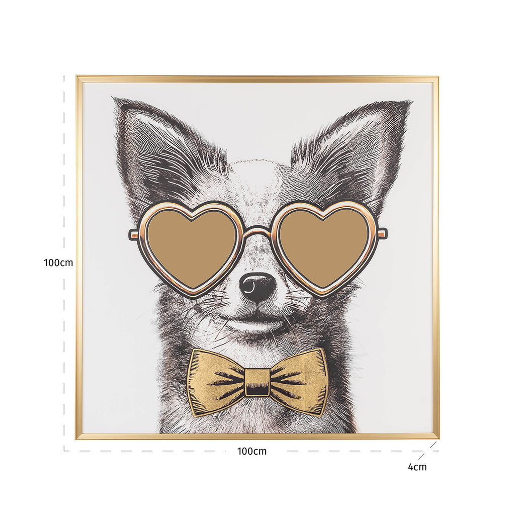 Wanddecoratie Bodhy (Zwart/goud)