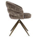 Draaistoel Zendaya steen chenille (Niagara 104 Steen Chenille)