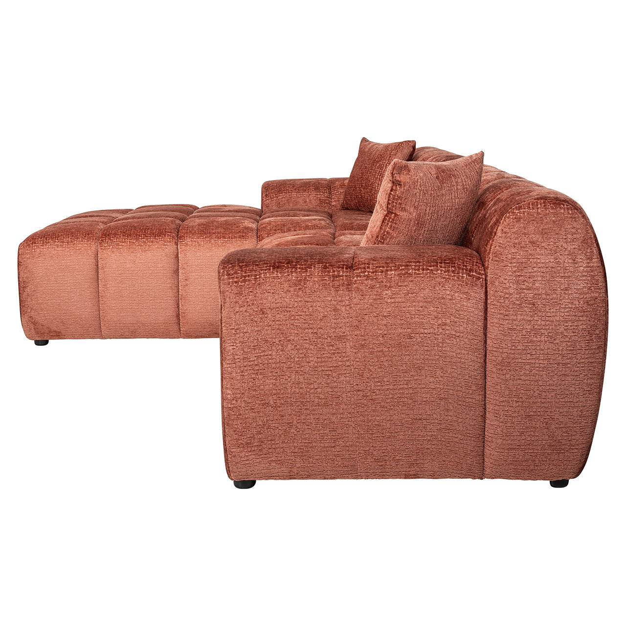 Bank Cube 3-zits + lounge links (Fusion 92 Blush)