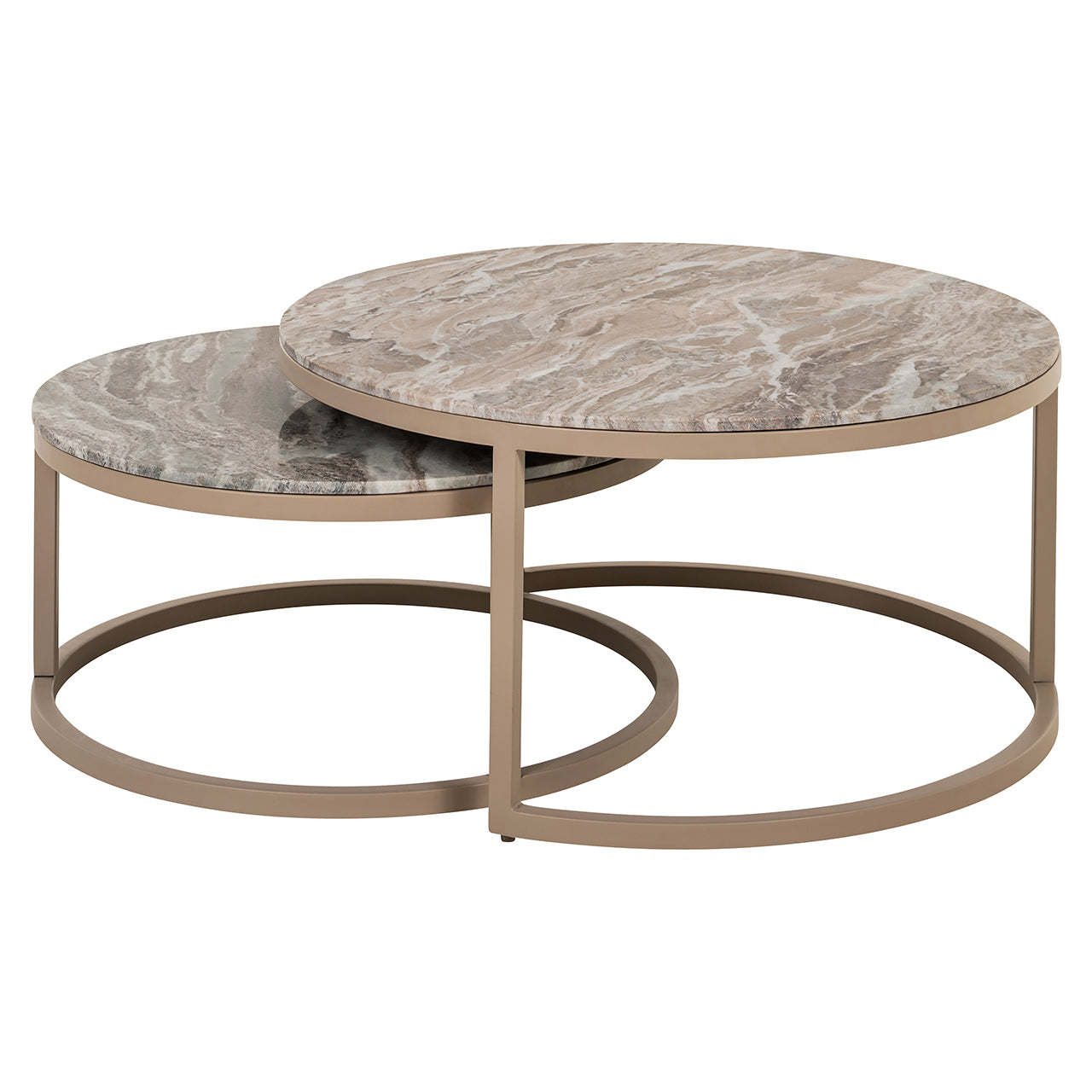 Salontafel Fairfax set van 2 (Stone)