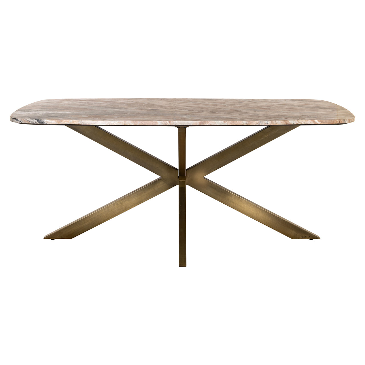 Eettafel Bottega 220 Deens ovaal (Wit)