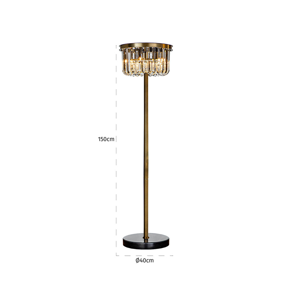 Vloerlamp Dagmar (Brons)