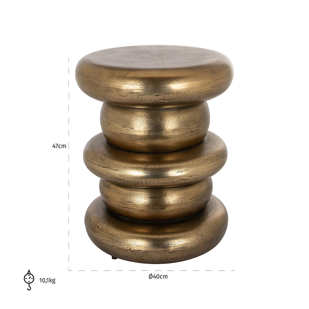 Bijzettafel Ela (Goud)
