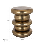 Bijzettafel Ela (Goud)