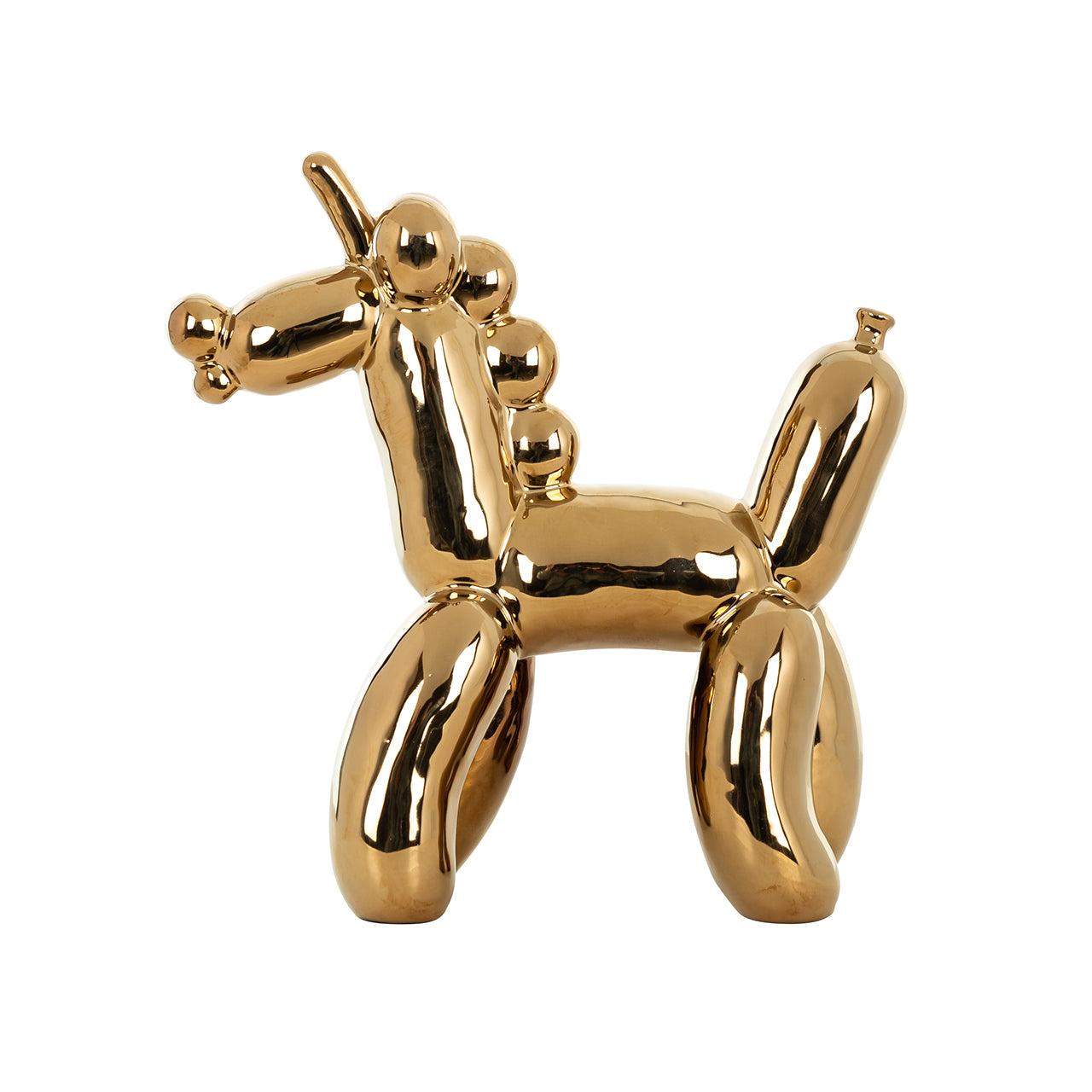 Deco object Balloonicorn goud (Goud)