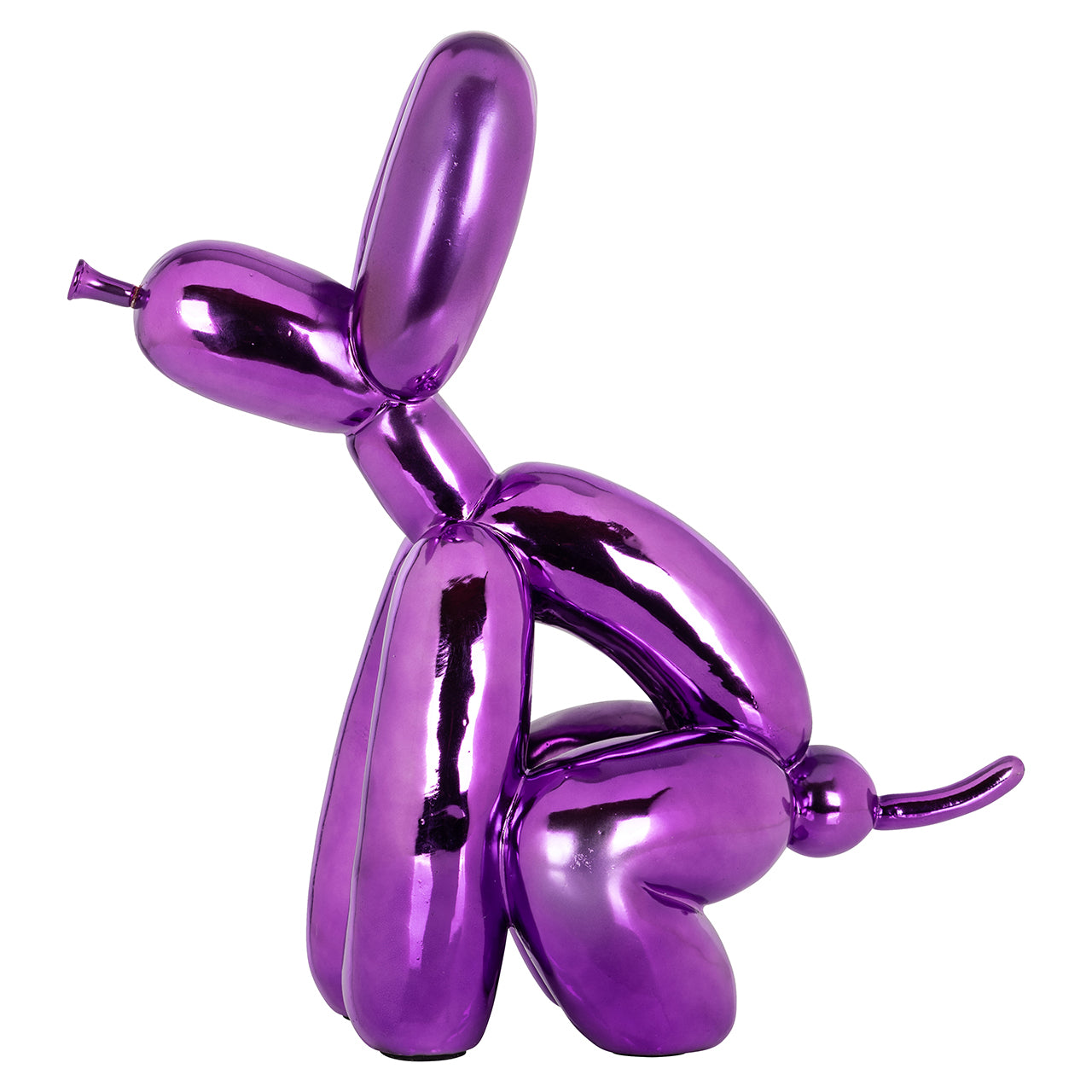 Honden decoratie object paars