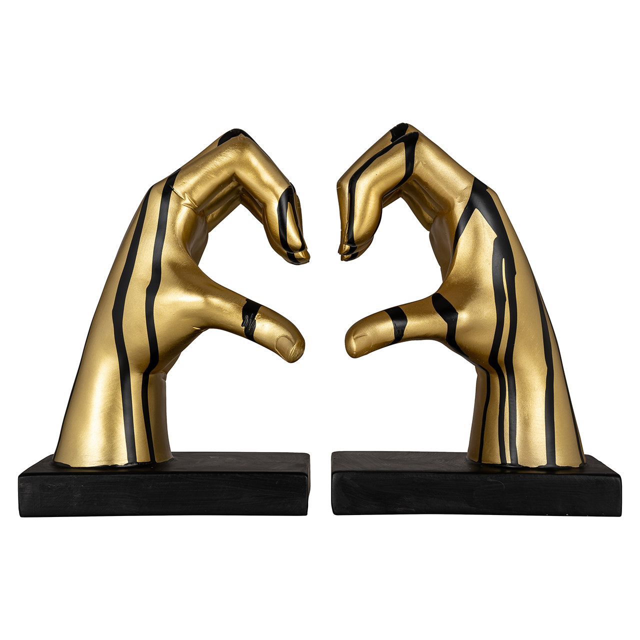 Boekenstandaard Love (Zwart/goud)